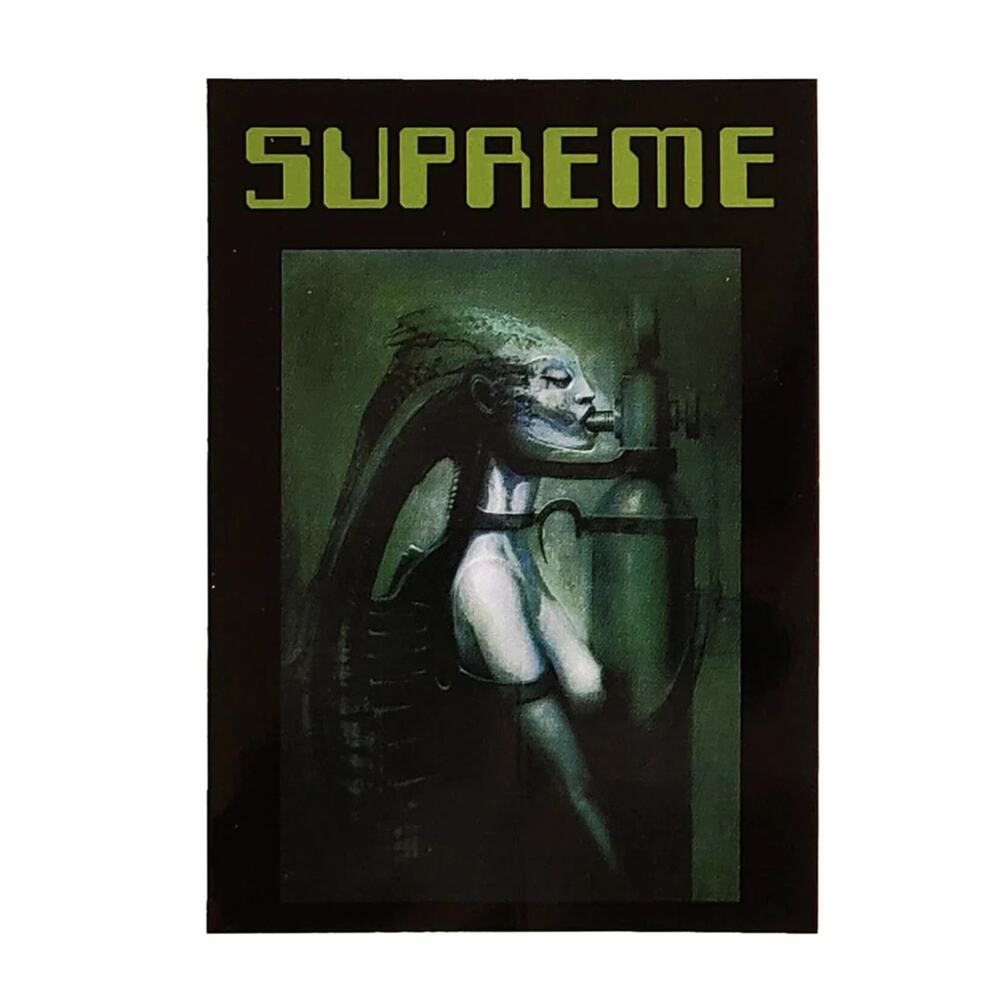 Supreme x H.R. Giger Biomechanoid Sticker FW14 Alien Art Authentic